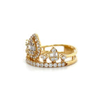 Tiara Diamond Tri-Pear Halo Ring Diamonds House