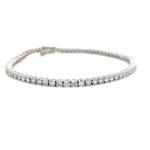 Classic Solitaire Tennis Round-Cut Diamond Bracelet 3.50 Ct Diamonds House