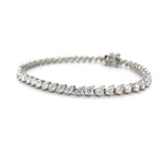 Classic Solitaire Tennis Pear-Cut Diamond Bracelet 4.80 Ct Diamonds House