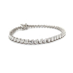 Classic Solitaire Tennis Pear-Cut Diamond Bracelet 4.80 Ct Diamonds House