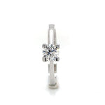 Classic Solitaire Round Brilliant Diamond Engagement Ring 0.50 Ct Diamonds House