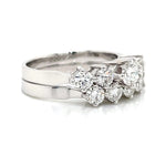 Solitaire Round Brilliant Diamond Engagement Ring and Wedding Band 1.60 Ct Diamonds House