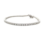 Classic Solitaire Tennis Round-Cut Diamond Bracelet 2.20 Ct Diamonds House