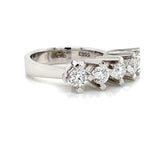 Five-Stone Round Brilliant Diamond Wedding Band 1.20 Ct Diamonds House