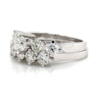 Solitaire Round Brilliant Diamond Engagement Ring and Wedding Band 2.50 Ct Diamonds House