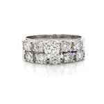 Solitaire Round Brilliant Diamond Engagement Ring and Wedding Band 1.60 Ct Diamonds House