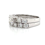 Solitaire Round Brilliant Diamond Engagement Ring and Wedding Band 1.60 Ct Diamonds House