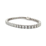 Classic Solitaire Tennis Round-Cut Diamond Bracelet 8.90 Ct Diamonds House