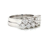 Solitaire Round Brilliant Diamond Engagement Ring and Wedding Band 1.50 Ct Diamonds House