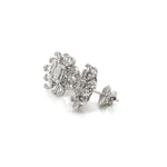 Classical Diamond Flower Stud Earrings Diamonds House