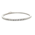 Classic Solitaire Tennis Round-Cut Diamond Bracelet 3.60 Ct Diamonds House