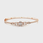 Sleek Multi-Stone Diamond Bangle Diamonds House