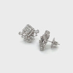 Square and Marquise Cluster Diamond Earrings Diamonds House