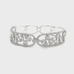 Elegant Pear Baguette Diamond Openwork Bangle Diamonds House