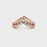 Diamond Princess Wishbone Ring Diamonds House