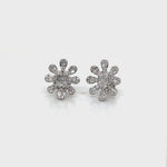 Floral Baguette Diamonds Earrings Diamonds House