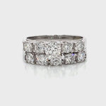 Solitaire Round Brilliant Diamond Engagement Ring and Wedding Band 1.60 Ct Diamonds House